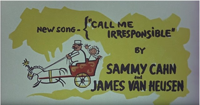 call me irresponsible